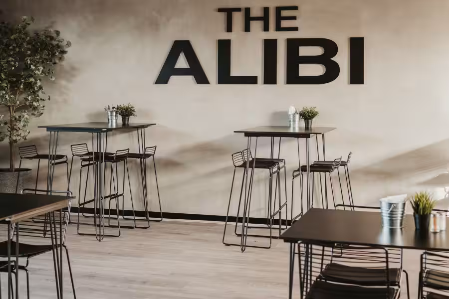 The Alibi interior
